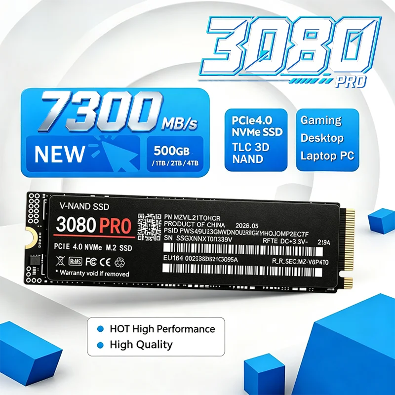 M.2 Nvme 4Tb Pcie 4.0 Ssd - ใหม่ 3080PRO M.2 NVMe SSD PCIe