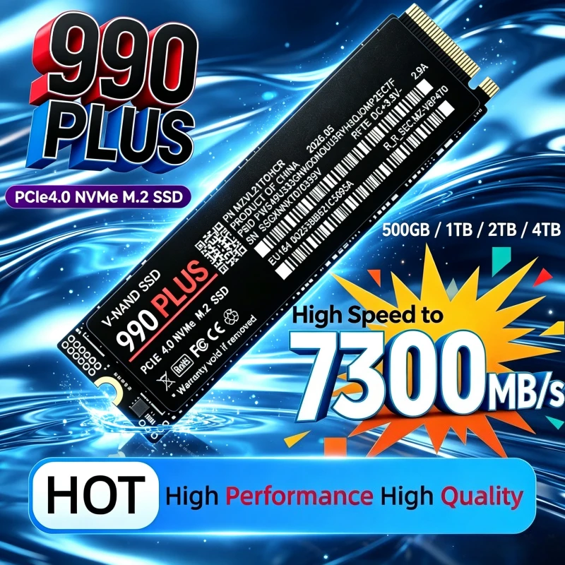 M.2 Nvme 4Tb Pcie 4.0 Ssd - 990 Plus SSD ขนาด 500GB/1TB/2TB/4TB, M.2