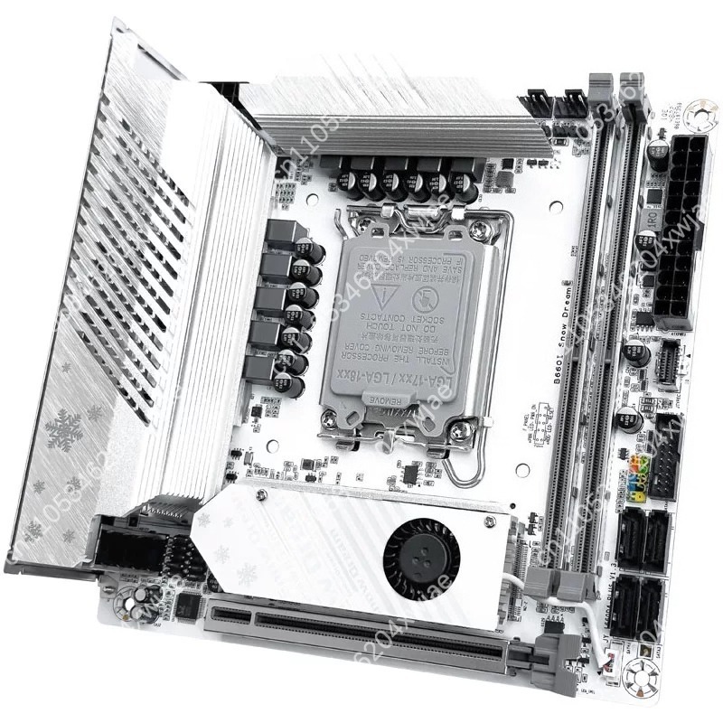 Lga 1700 Ddr5 Itx Motherboard - เมนบอร์ด White Itx รุ่น B760 Lga1700