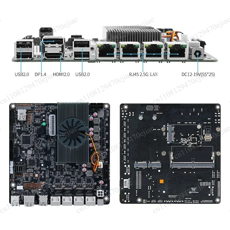 Nas Motherboard N100 6 Sata - เมนบอร์ด NAS 6 ช่อง N100 Mini