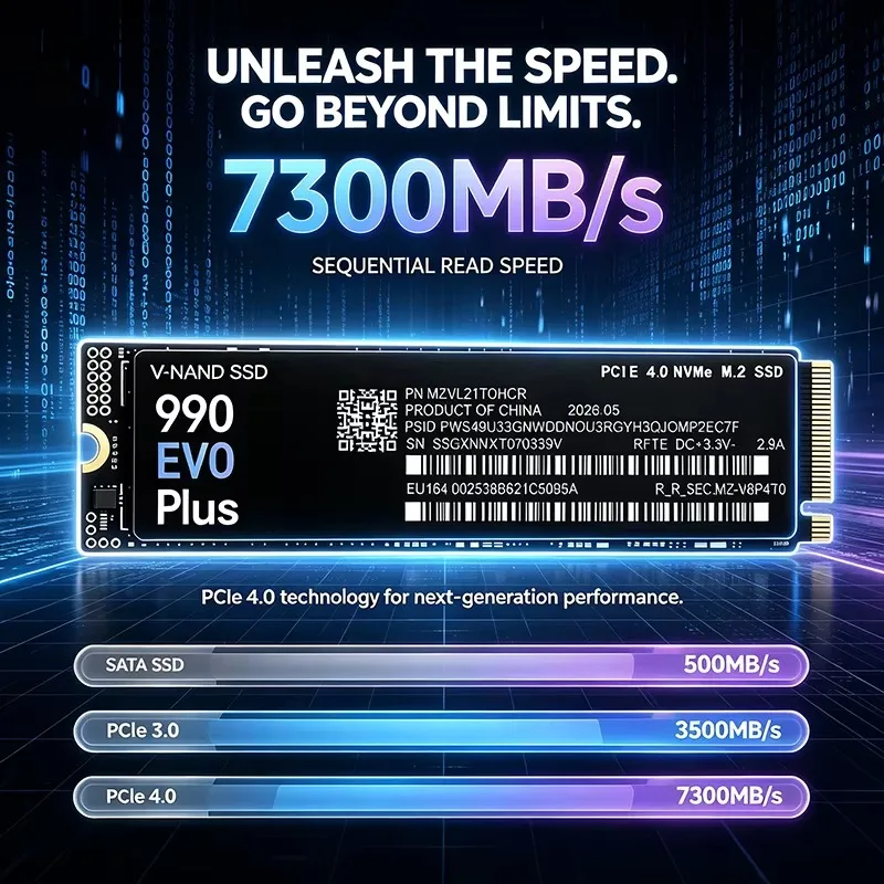 990 EVO Plus 500GB-4TB TLC 3D  - M.2 Nvme 4Tb Pcie 4.0 Ssd บทวิจารณ์และราคา