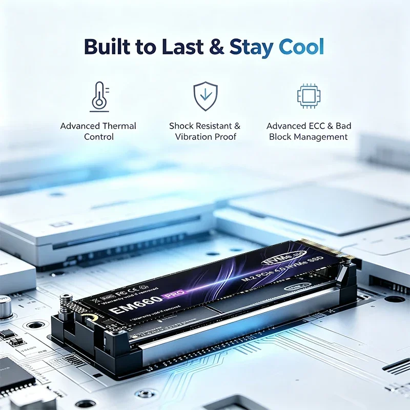 EM660 M.2 NVMe PCIe 4.0 SSD ขน - M.2 Nvme 4Tb Pcie 4.0 Ssd บทวิจารณ์และราคา
