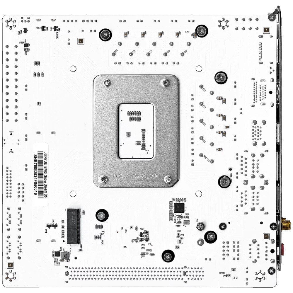 JGINYUE B760i-Snow Dream เมนบอ - Lga 1700 Ddr5 Itx Motherboard บทวิจารณ์และราคา