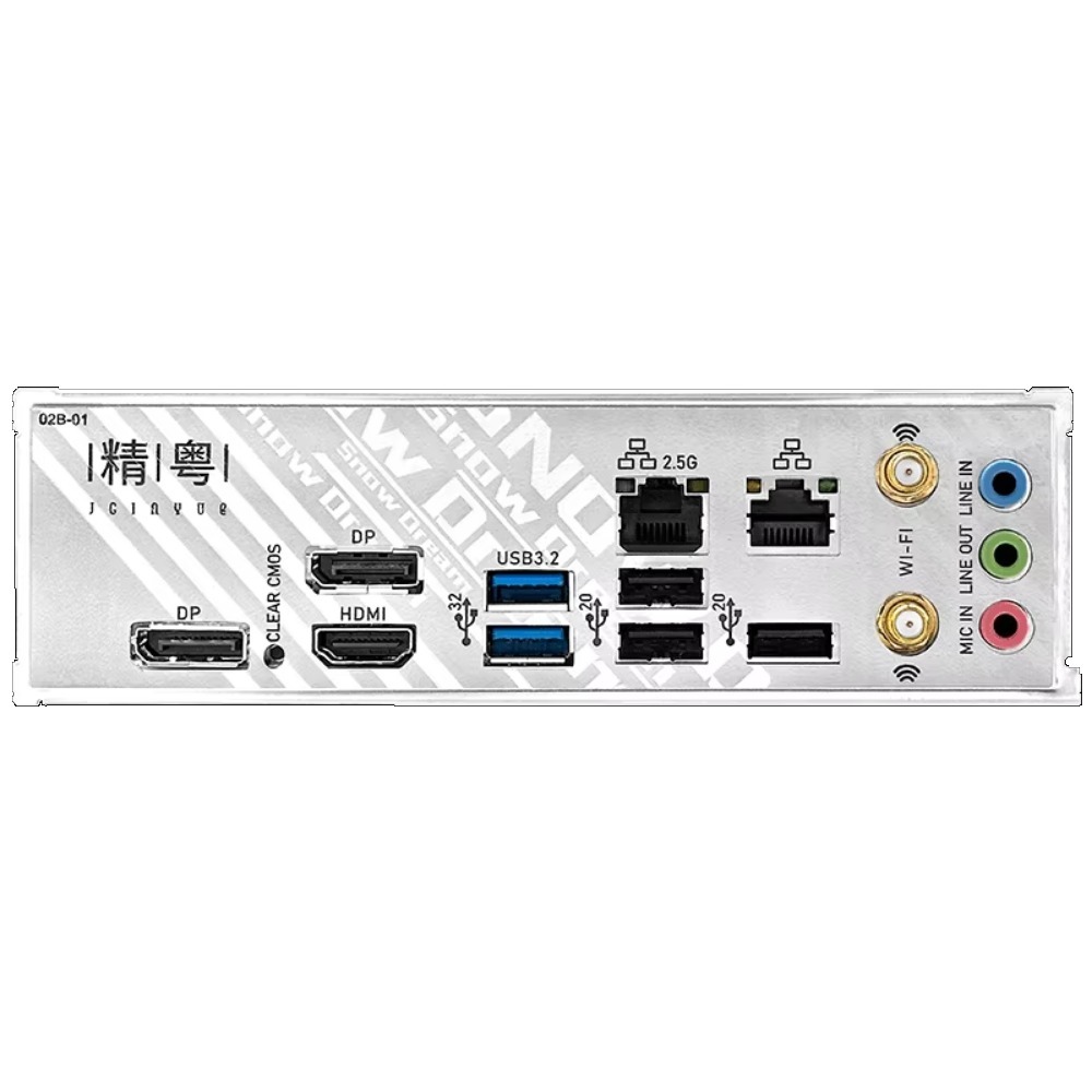 JGINYUE B760i-Snow Dream เมนบอ - Lga 1700 Ddr5 Itx Motherboard บทวิจารณ์และราคา