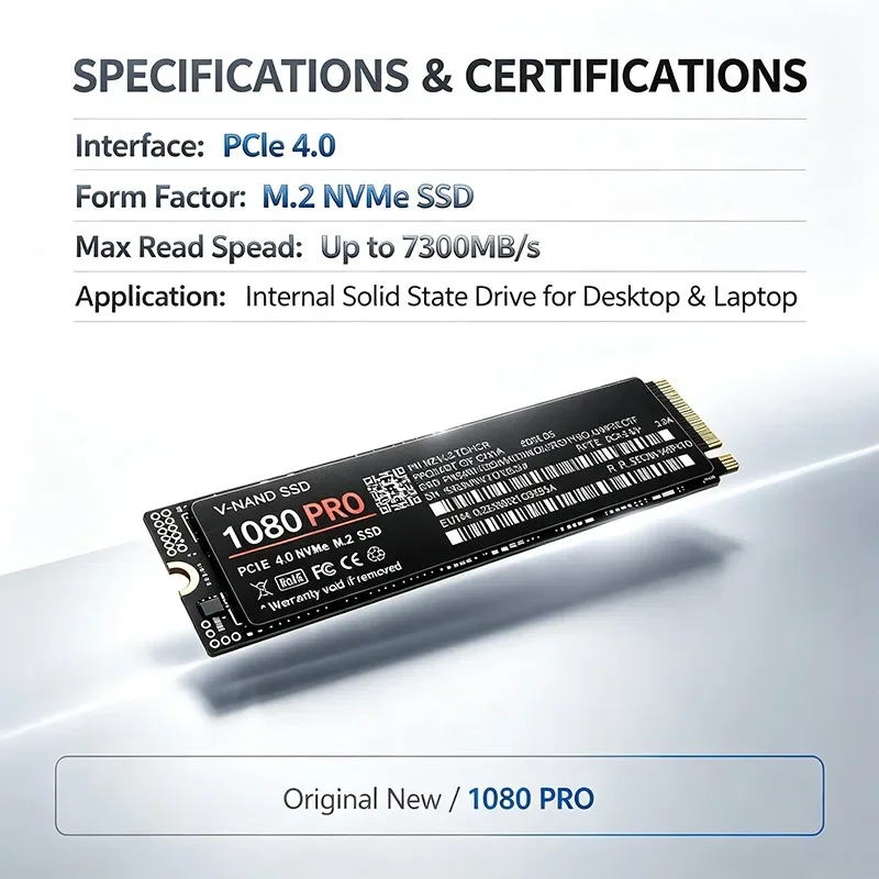 SSD รุ่น 1080PRO M.2 NVMe PCIe - M.2 Nvme 4Tb Pcie 4.0 Ssd บทวิจารณ์และราคา