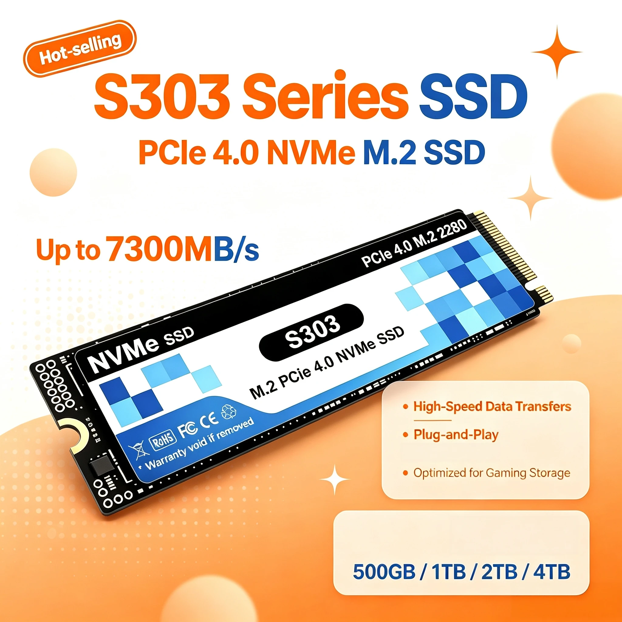 SSD NVMe M.2 PCIe 4.0 รุ่น S30 - M.2 Nvme 4Tb Pcie 4.0 Ssd บทวิจารณ์และราคา