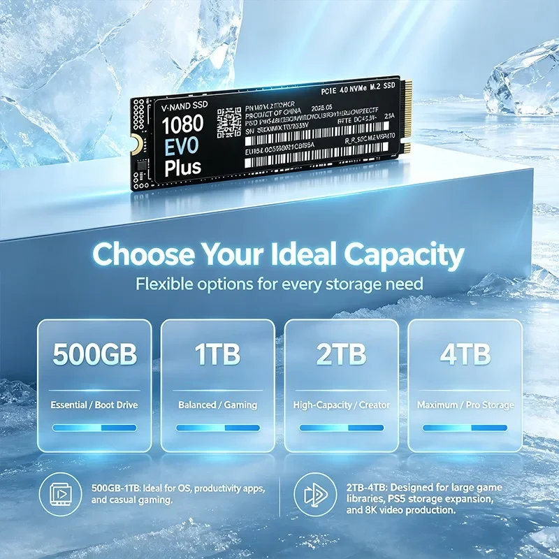SSD ภายใน M.2 NVMe PCIe 4.0 รุ - M.2 Nvme 4Tb Pcie 4.0 Ssd บทวิจารณ์และราคา