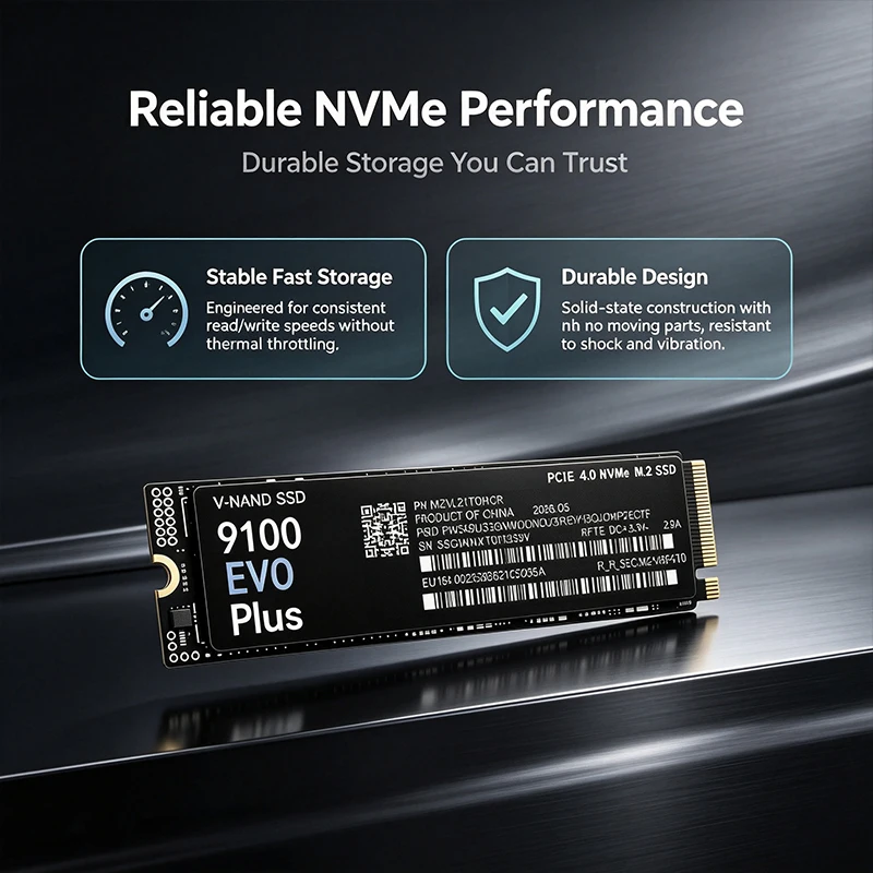 9100 EVO PLUS M.2 NVMe SSD – โ - M.2 Nvme 4Tb Pcie 4.0 Ssd บทวิจารณ์และราคา