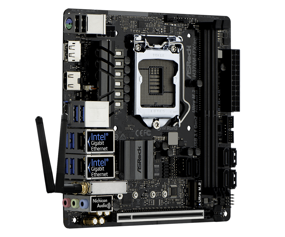 ASRock H370M-ITX/ac เมนบอร์ด M - B650 Itx Motherboard Wifi บทวิจารณ์และราคา