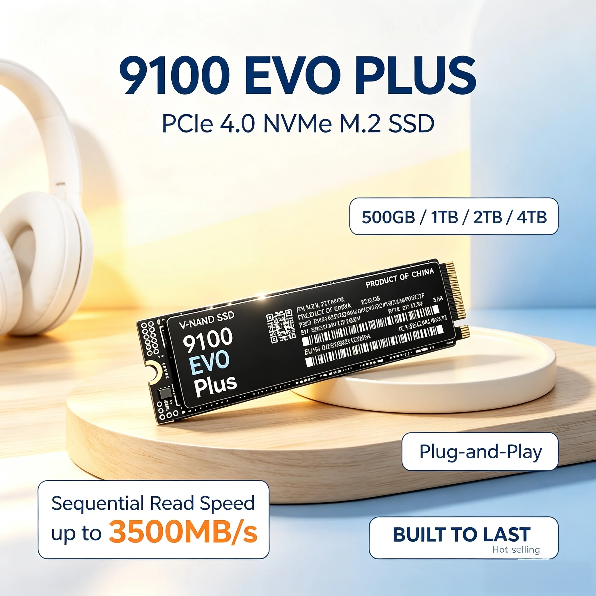 9100 EVO PLUS M.2 NVMe SSD โหล - M.2 Nvme 4Tb Pcie 4.0 Ssd บทวิจารณ์และราคา