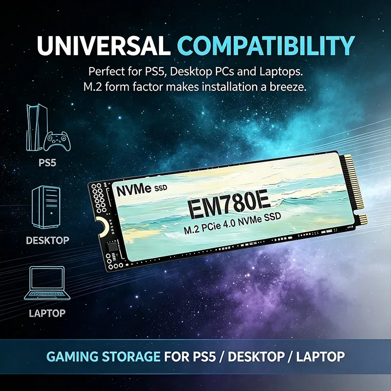 EM780E M.2 NVMe PCIe 4.0 SSD ภ - M.2 Nvme 4Tb Pcie 4.0 Ssd บทวิจารณ์และราคา
