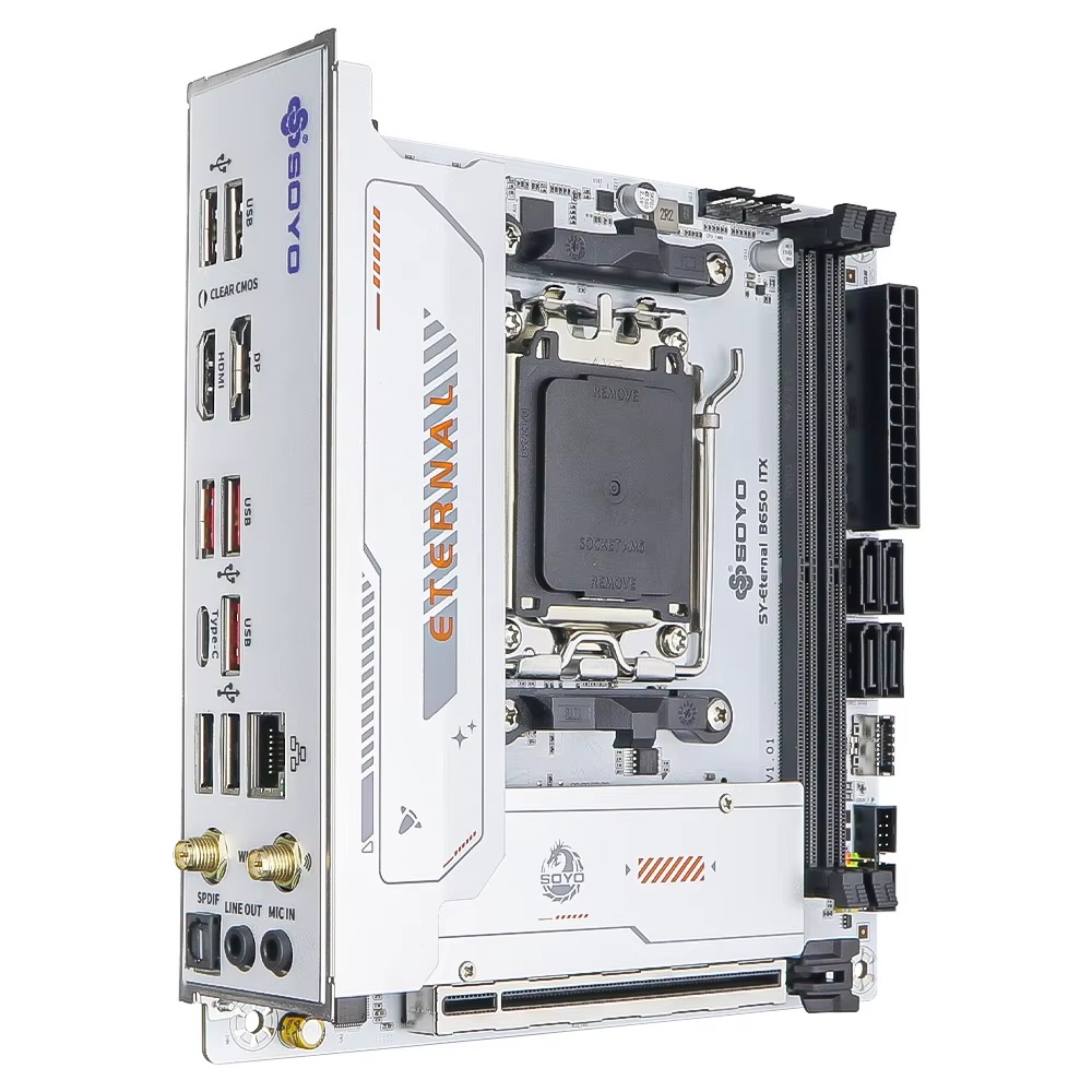 SY-B650ITX WIFI6 เมนบอร์ดขนาดเ - B650 Itx Motherboard Wifi บทวิจารณ์และราคา