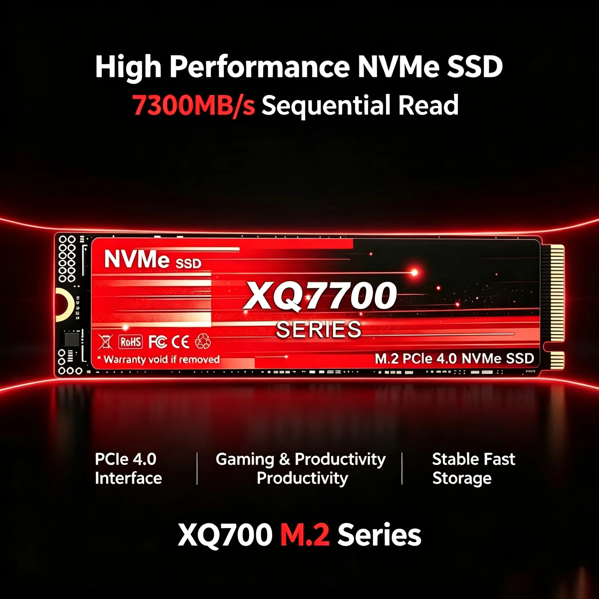 XQ7700 รุ่นดั้งเดิม ขนาด 500GB - M.2 Nvme 4Tb Pcie 4.0 Ssd บทวิจารณ์และราคา
