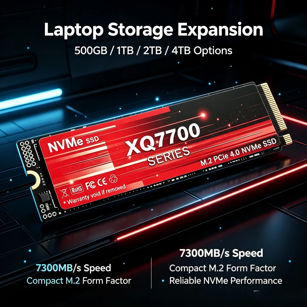 XQ7700 รุ่นดั้งเดิม ขนาด 500GB - M.2 Nvme 4Tb Pcie 4.0 Ssd บทวิจารณ์และราคา