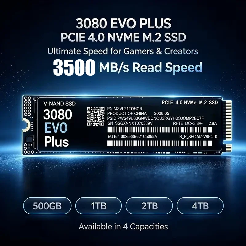 3080 EVO Plus 1TB 2TB 4TB M.2  - M.2 Nvme 4Tb Pcie 4.0 Ssd บทวิจารณ์และราคา